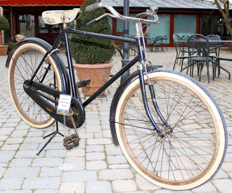 Bicicletta uomo cerchi in legno 1938 originale