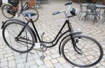 . Antique "Miele" bicycle mod. Original 1920 woman with pad brake and Bosch headlight.