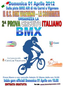 Stagione 2012 : 2°prova Circuito Italiano BMX Vigevano (PV)