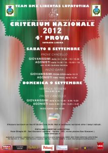 Stagione 2012: 4° prova Circuito Italiano BMX - San Giovanni Lupatoto