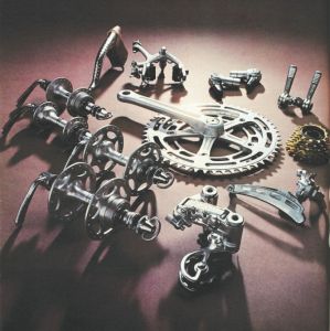 The first Dura Ace groupset launched on the market in 1973