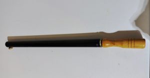 Bicycle pump from 1930 with wooden handle - new