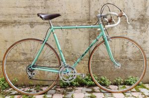 . Vintage Bianchi racing bicycle from the 70s Campagnolo Valentino