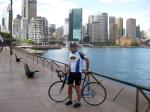 Philip Neumark with our shirt in Sydney.